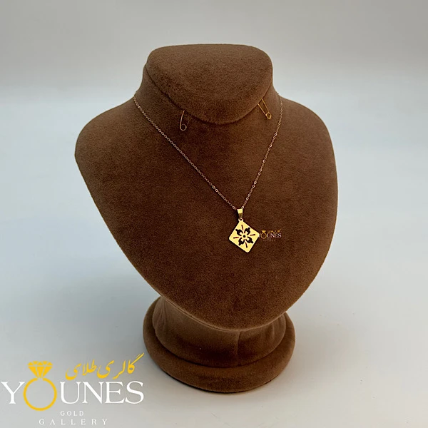 آویز مینیمال هنری طلا لیزری